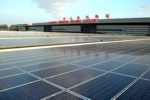Hongqiao Railway Station Shanghai, China, courtesy CECEP Solar Company